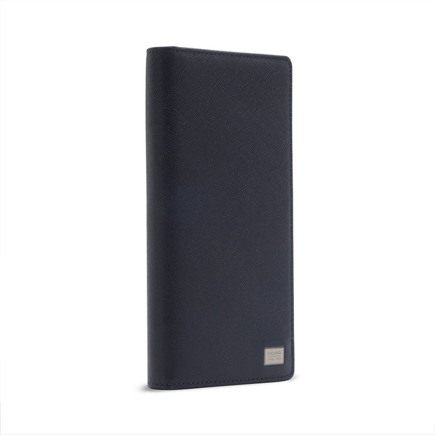 Picard Saffiano  Men's  Long Leather Wallet (Navy)