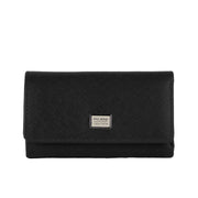 Picard Saffiano Leather Key Holder with Dollar Compartment (Navy)