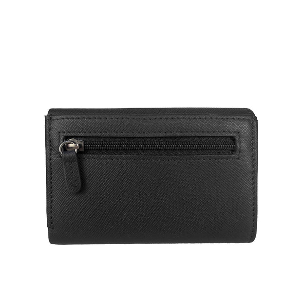 Picard Saffiano Leather Key Holder with Dollar Compartment (Navy)