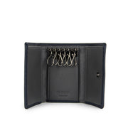 Picard Saffiano Leather Key Holder with Dollar Compartment (Navy)