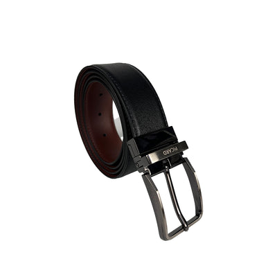Picard Gregory 35mm Easy Flip Reversible Men's Leather Belt with Quality Pin Buckle  (Black/Tan)
