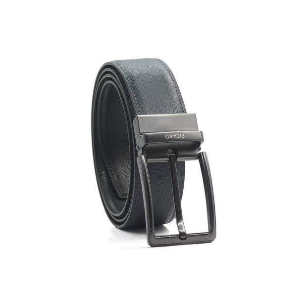 Picard Gregory 35mm Easy Flip Reversible Men's Leather Belt with Quality Pin Buckle  (Black)