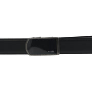 Picard Hamburg Autolock Solid Buckle 35mm Men's Leather Belt (Black)
