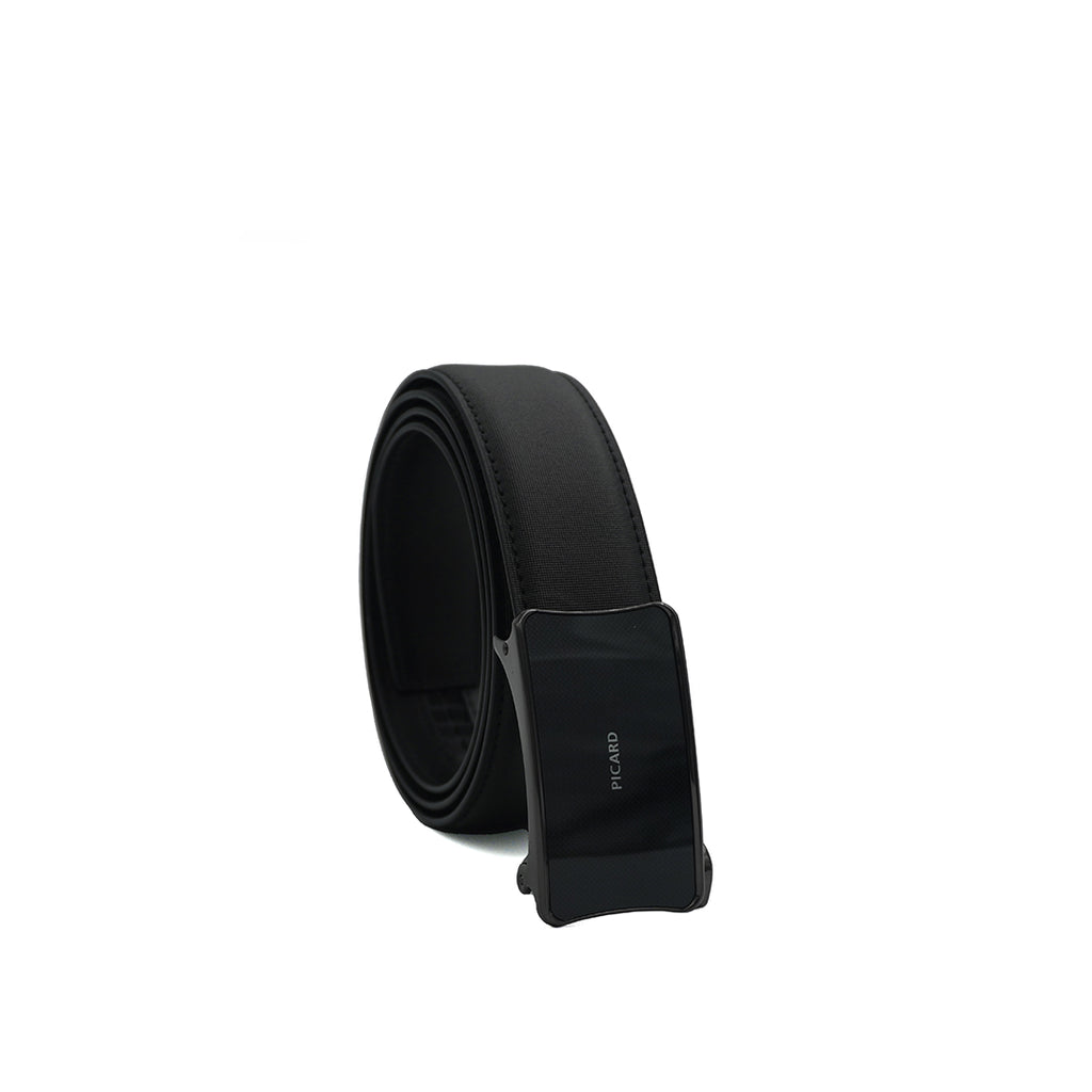 Picard Kiel Micro Adjustable Auto Lock Men s Leather Belt Black Picard Singapore