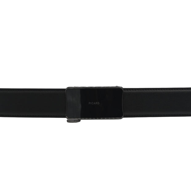 Picard Kiel Micro-Adjustable Auto-Lock Men's Leather Belt (Black)