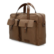 Picard Calahari Lightweight Briefcase with Adjustable Detachable Strap (Charcoal)