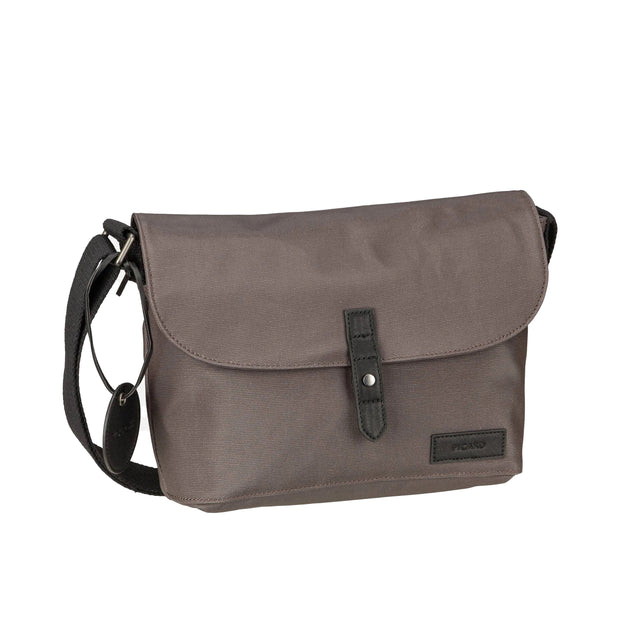 Picard Calahari Lightweight Messenger Bag with Adjustable Strap (Charcoal Black)