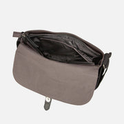 Picard Calahari Lightweight Messenger Bag with Adjustable Strap (Charcoal Black)