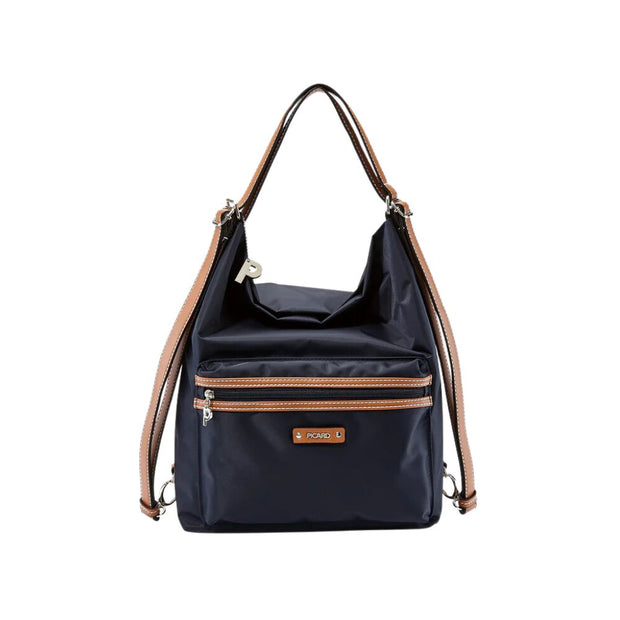 PICARD SONJA MULTI-FUNCTION LADIES SHOPPER BAG / BACKPACK (Flower)
