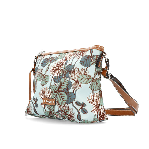 Picard Sonja Ladies Nylon Crossbody Sling Bag (Flowerbed)