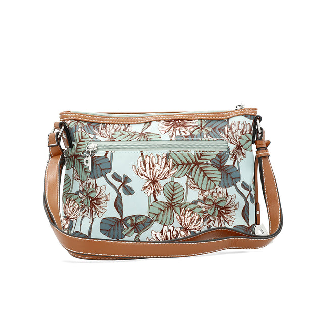Picard Sonja Ladies Nylon Crossbody Sling Bag (Flowerbed)
