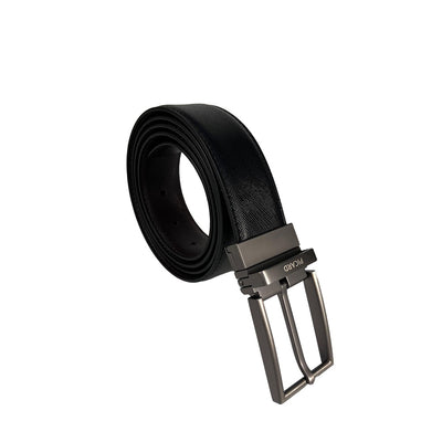 Picard Gregory 35mm Easy Flip Reversible Men's Leather Belt with Quality Pin Buckle  (Black/Cafe)