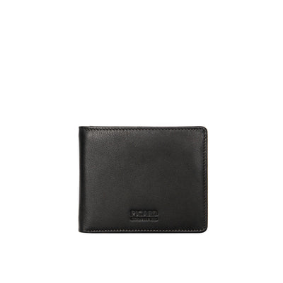 Picard Brooklyn Men's Leather Wallet With Card Window (Black)