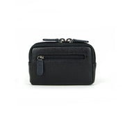 Picard Cologne Men's Leather Coin Pouch With Key Ring (Black)