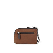 Picard Dallas Leather Coin Pouch with Key Ring (Tan)