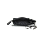 Picard Saffiano  Men's Leather Coin Pouch With Key Holder (Black)