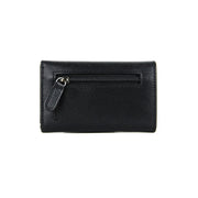Picard Saffiano Key Leather  Holder with Dollar Compartment (Black)