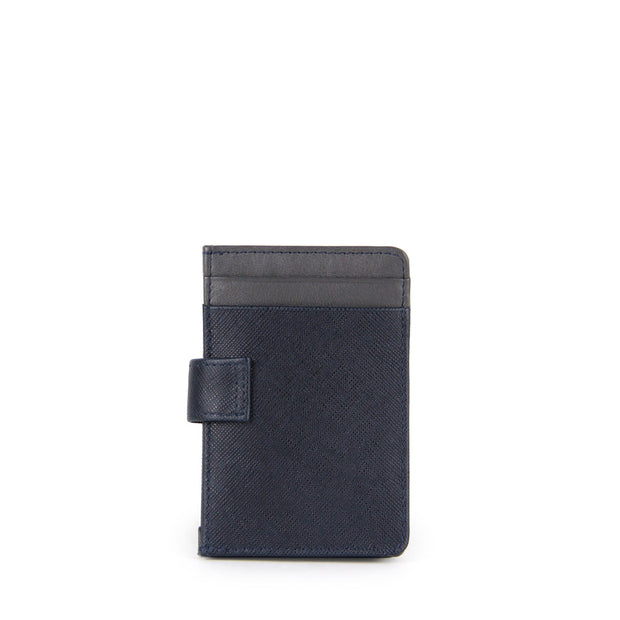 Picard Saffiano  Men's Leather Card Holder (Navy)