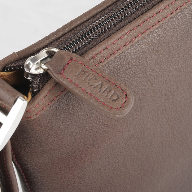 Picard Buffalo Ladies Leather Sling Bag (Tan Orange)