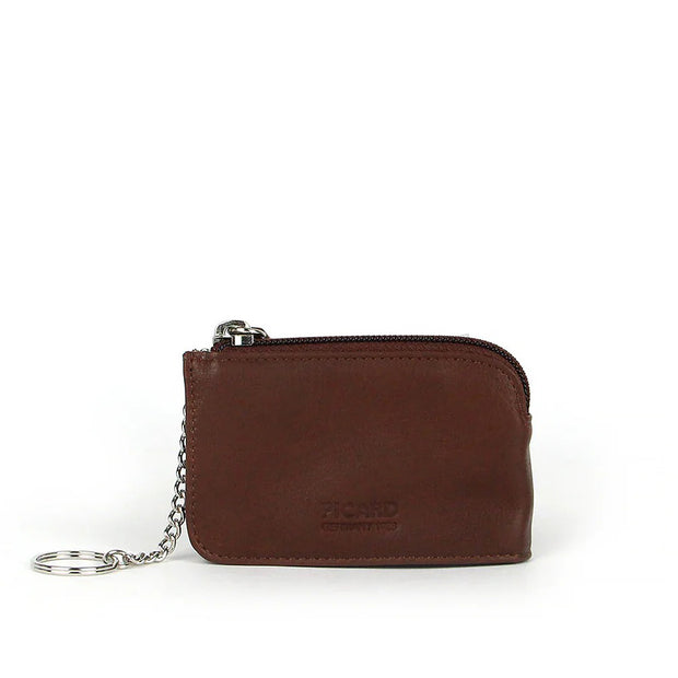 Picard Brooklyn Leather Key and Coin Pouch (Brown)