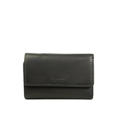Picard Brooklyn Men's Trifold Leather Wallet with Key Holder (Cafe)