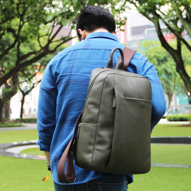 Picard Buffalo Men's Leather Backpack (Cafe)