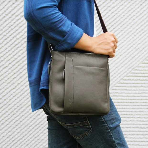 Picard Buffalo Men's Leather Shoulder Bag (Cafe)