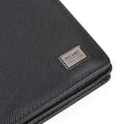 Picard Saffiano Men's Long Leather Wallet (Black)