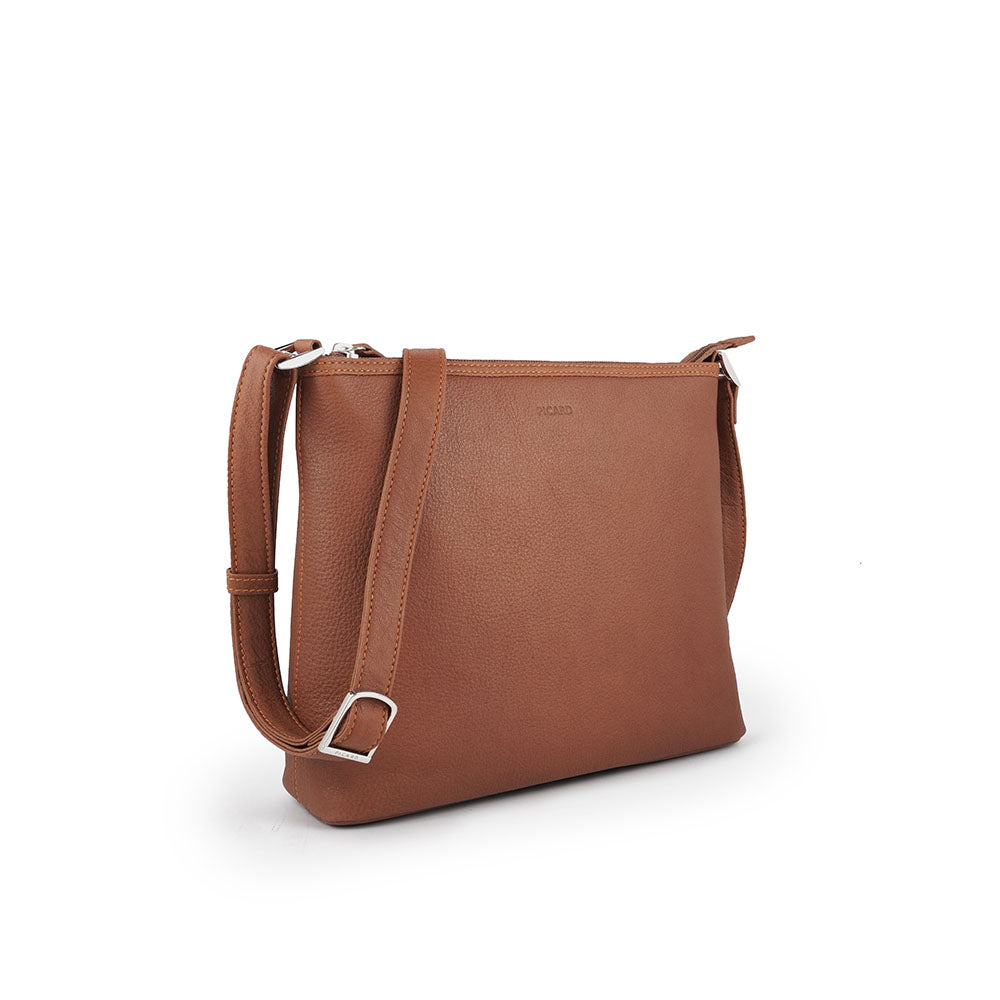 Picard Buffalo Ladies Leather Sling Bag Tan Orange Picard Singapore