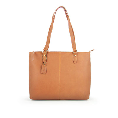 Picard Buffalo Ladies Leather Shopper Bag (Tan-Orange)