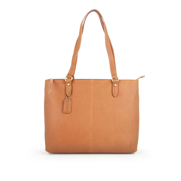 Picard Buffalo Ladies Leather Shopper Bag (Tan-Orange)