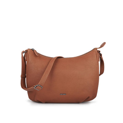 Picard Buffalo Ladies Leather Shoulder Bag (Tan-Orange)