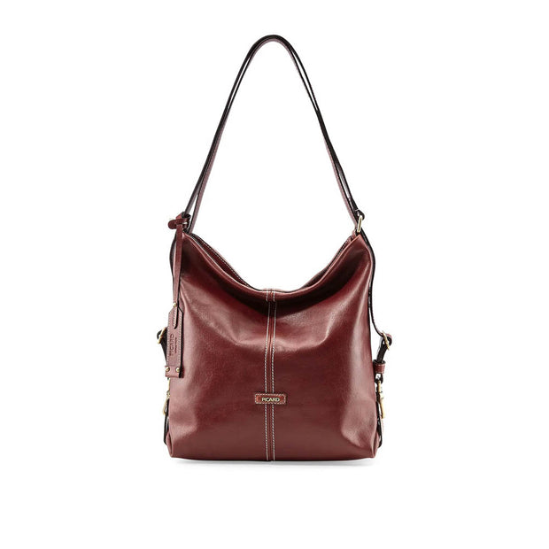 Picard Eternity Leather Multi-function Ladies Shoulder Bag / Backpack (Cognac)