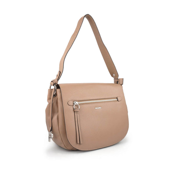 Picard Fengshui Ladies Leather Shoulder Bag (Beige)