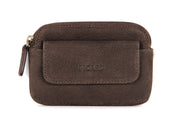 Picard Buffalo Coin and Key Pouch with Flap (Cafe)