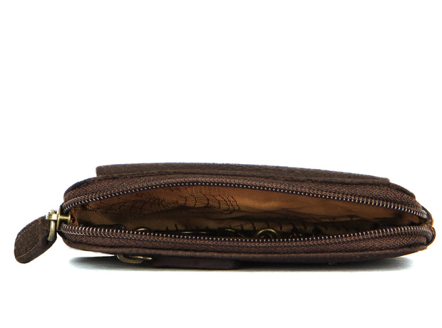 Picard Buffalo Ladies Leather Coin and Key Pouch with Flap (Cafe)