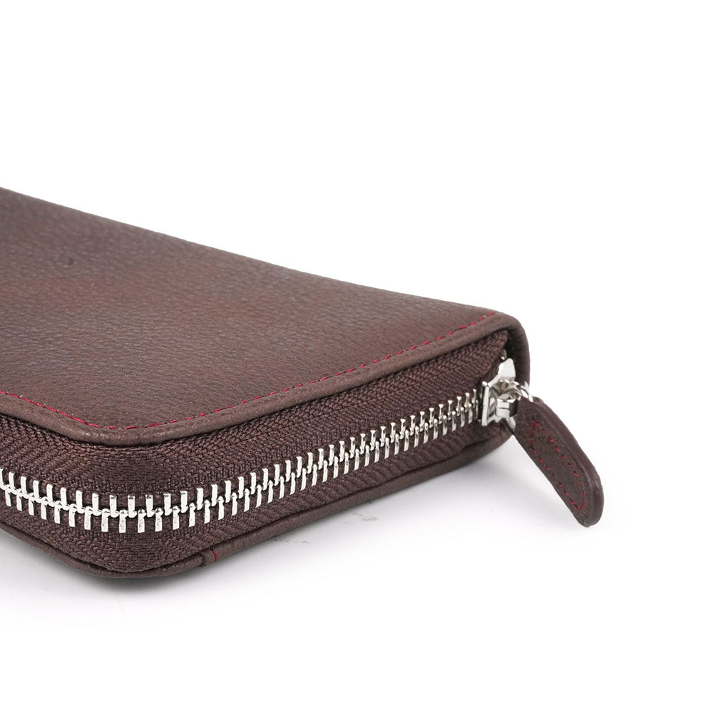 PICARD Men's Leather Wallet With Box - Classic Foldable Billfold, Black Apache Style