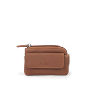 Picard Buffalo Leather Coin Pouch With Key Holder (Tan-Orange)