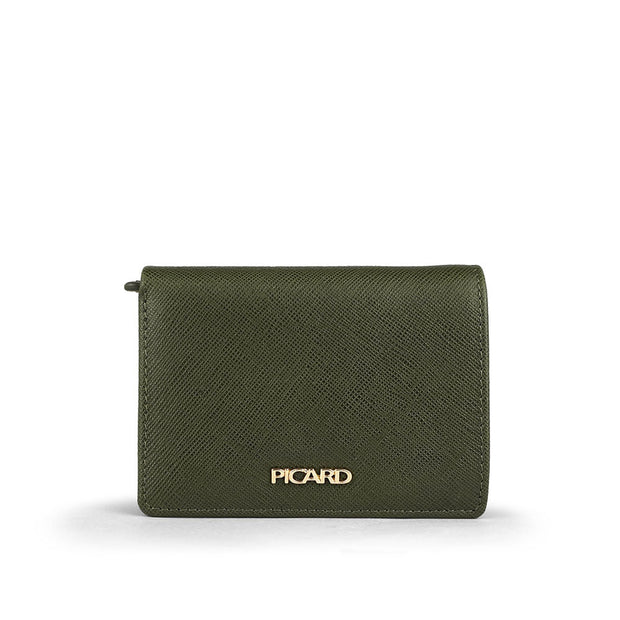 Picard Lauren Ladies Leather Card Holder (Military Green)