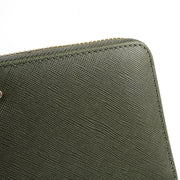 Picard Lauren Ladies Long Leather Zip Around Wallet (Military Green)