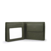 Picard Lauren Ladies Leather Bifold Wallet with Coin Pouch (Military Green)