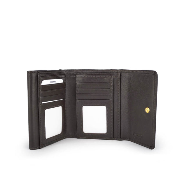 Picard Winchester Ladies Trifold Leather Wallet (Cafe)