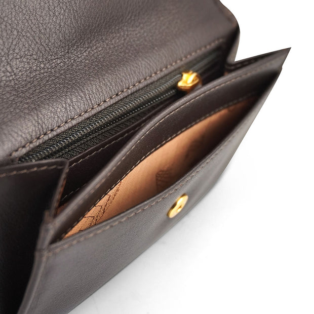 Picard Winchester Ladies Trifold Leather Wallet (Cafe)