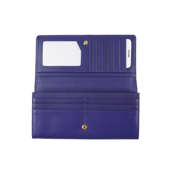 Picard Winchester Ladies Long Leather Wallet (Blue)