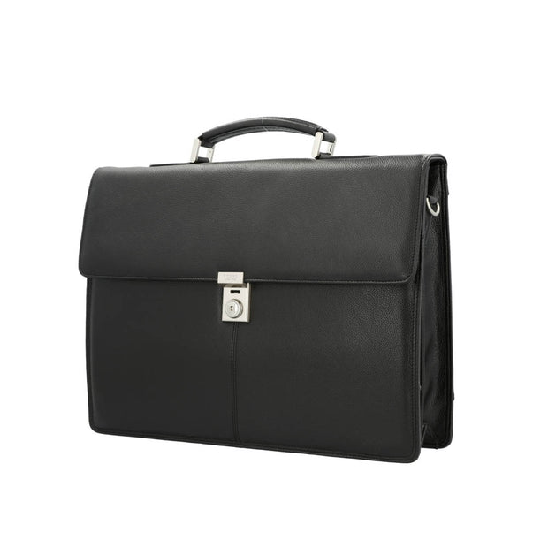 Picard Aberdeen Men's Leather Briefcase (Black)