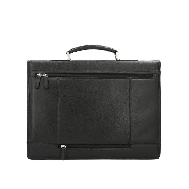 Picard Aberdeen Men's Leather Briefcase (Black)