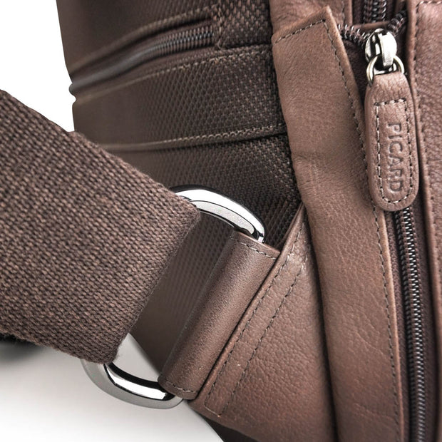 Picard Buffalo Men's Leather Backpack (Cafe)