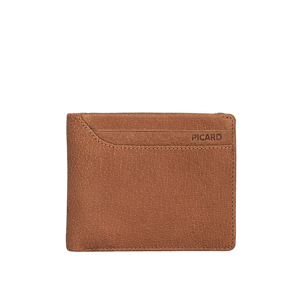 Picard Buffalo Men's Bifold Leather Wallet (Tan)