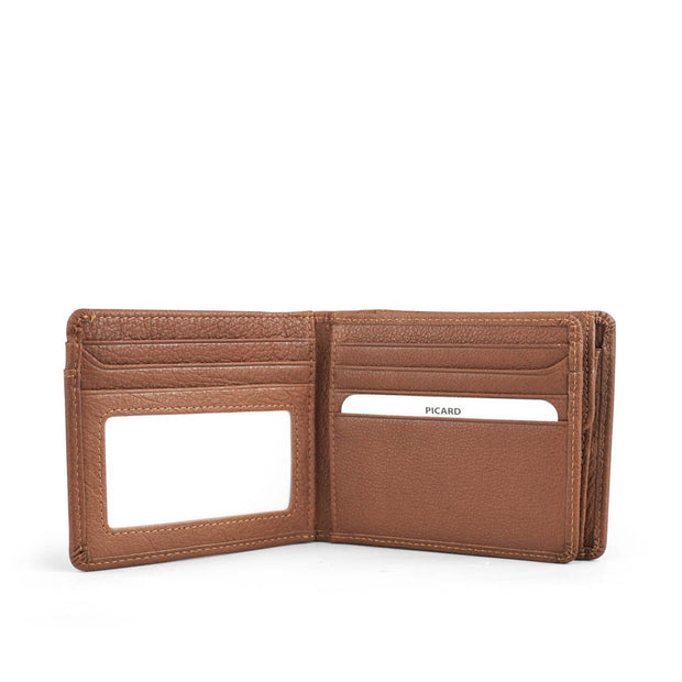 Picard Buffalo Men's Bifold Leather Wallet (Tan)