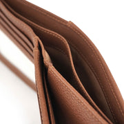 Picard Buffalo Men's Bifold Leather Wallet with Card Window and Back Slot  (Tan)